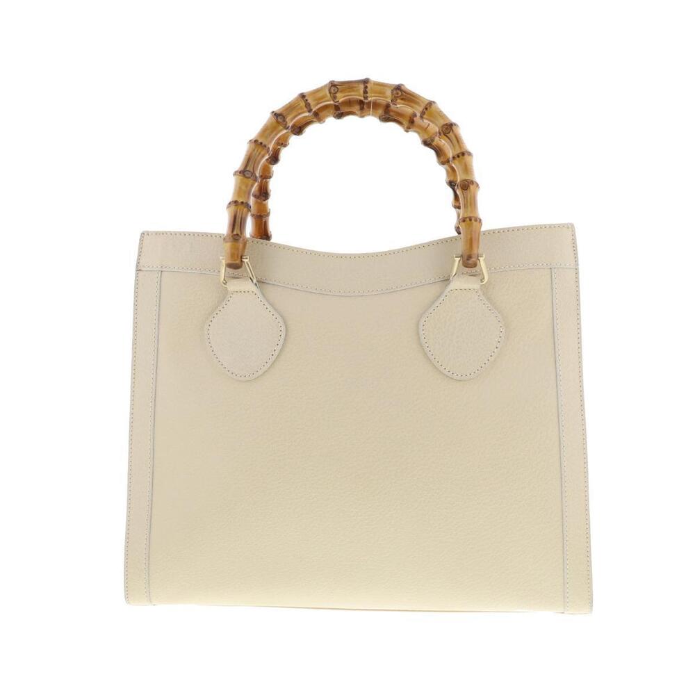 GUCCI Bamboo Tote Bag Beige